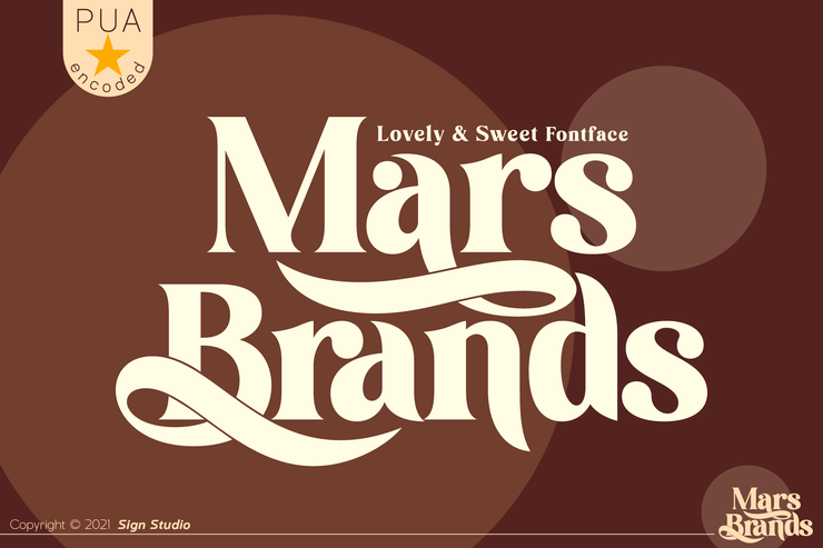 Mars Brands字体 8