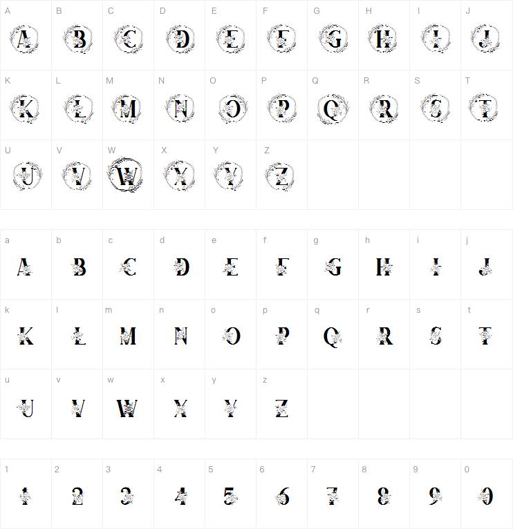 Adenium Monogram字体