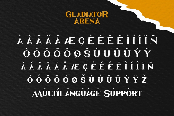 Gladiator Arena字体 6