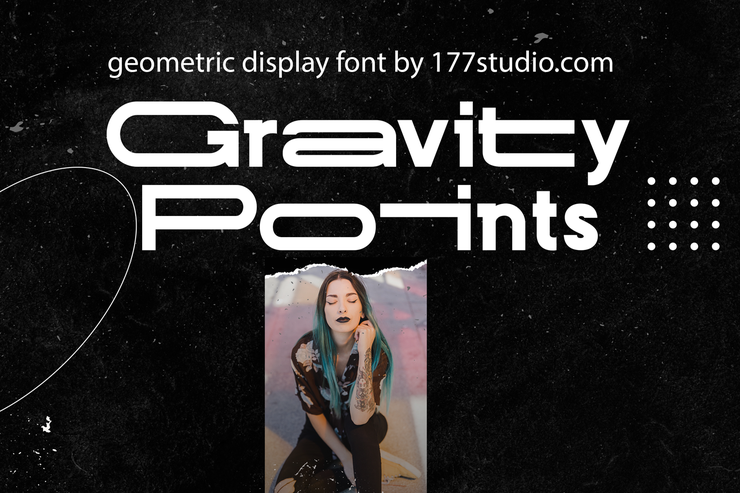 Gravity Points字体 5