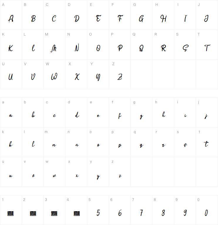 Boostnia Personal字体