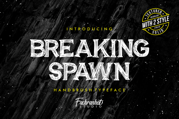 BREAKING SPAWN字体 1