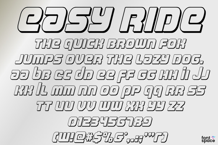 Easy Ride字体 1