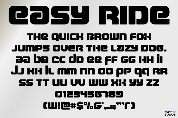 Easy Ride字体 4