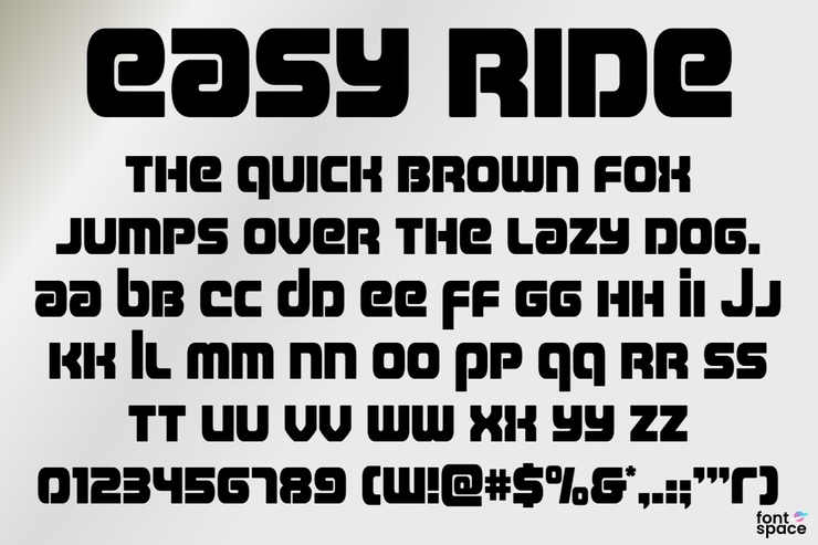 Easy Ride字体 7