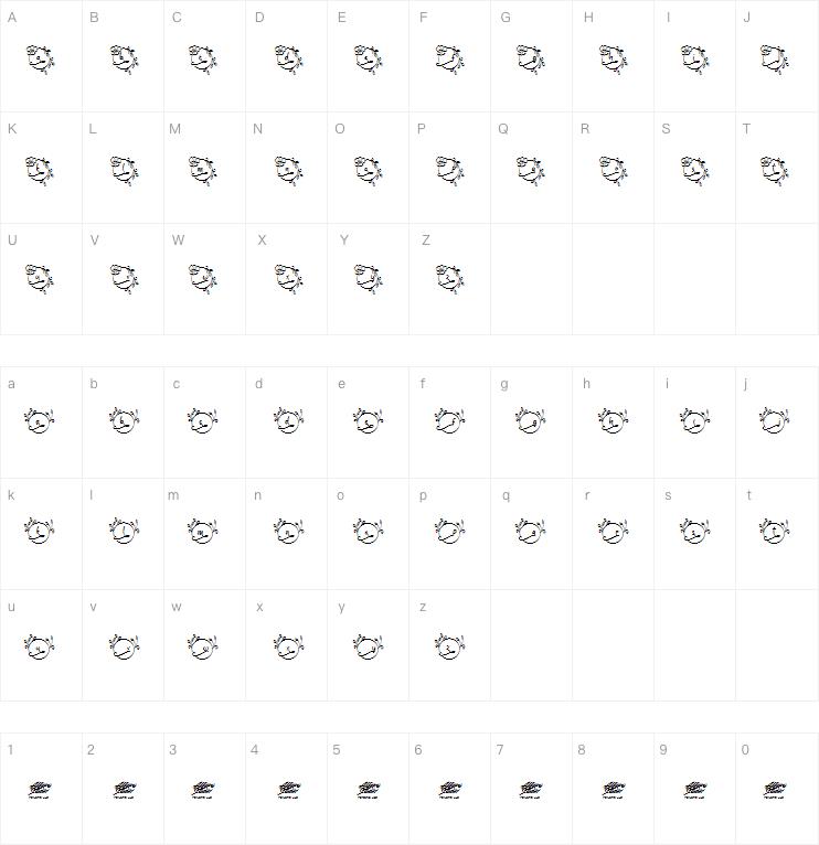 Abilane Flower Monogram字体