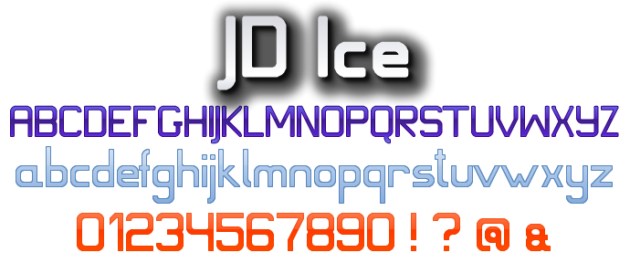 JD Ice字体 2