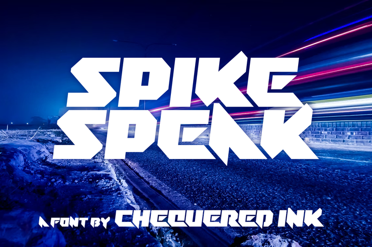 Spike Speak字体 1