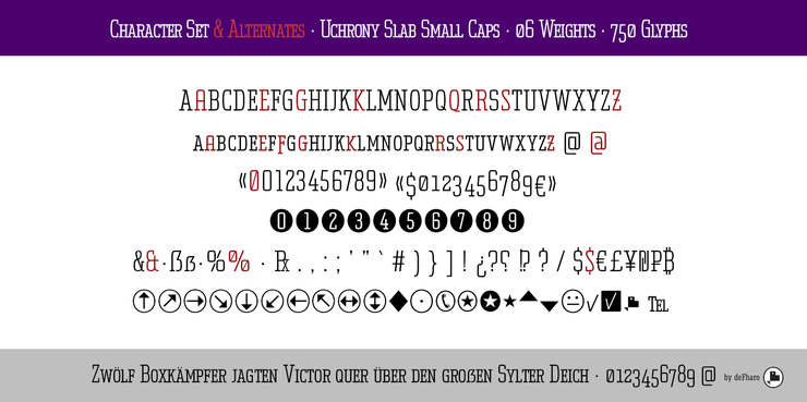 Uchrony SmallCaps字体 1