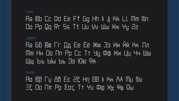 Linerama字体 4