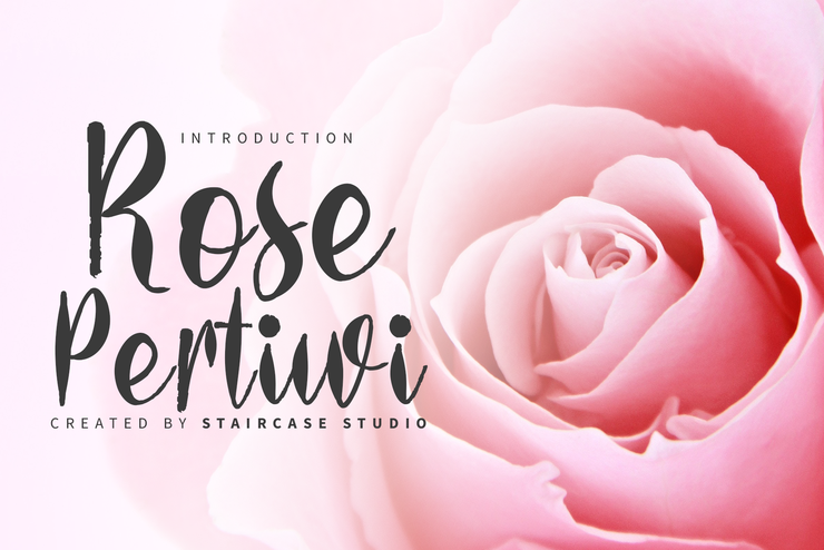 Rose Pertiwi字体 1