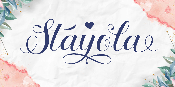 Stayola字体 10