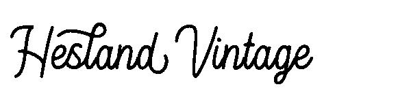 Hesland Vintage字体