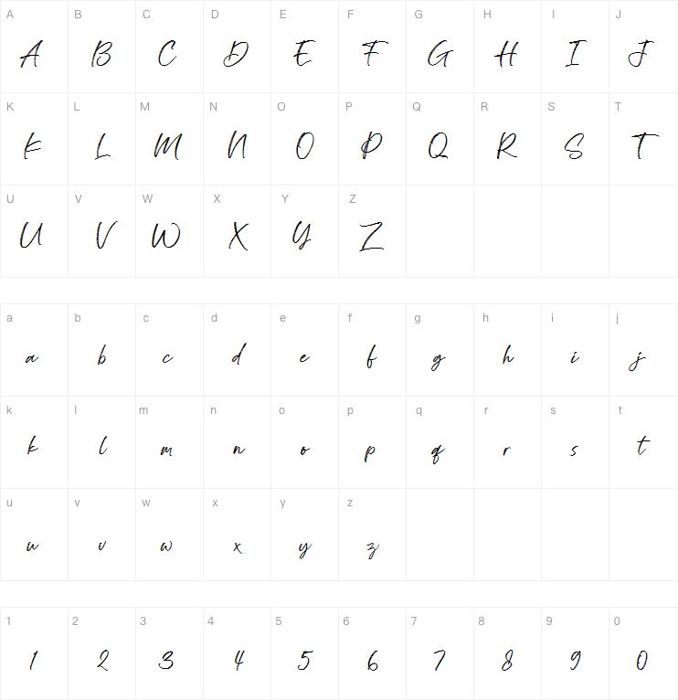 Stringless字体