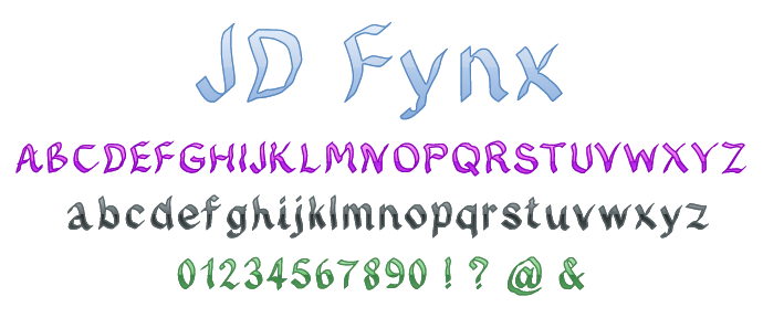 JDFynx字体 1