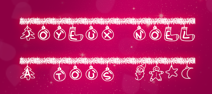 PWChristmasTinsel字体 1