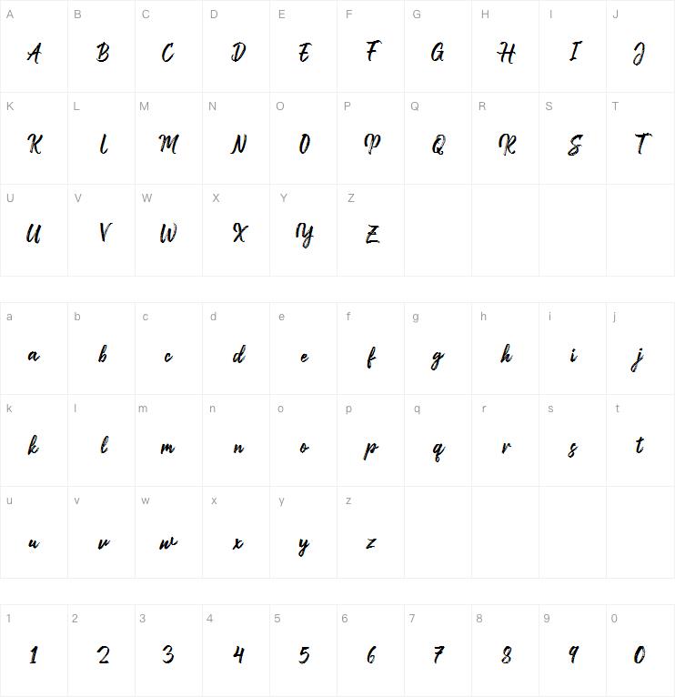 Blackmud Brush字体