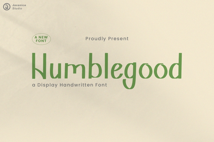 Humbelgood字体 7