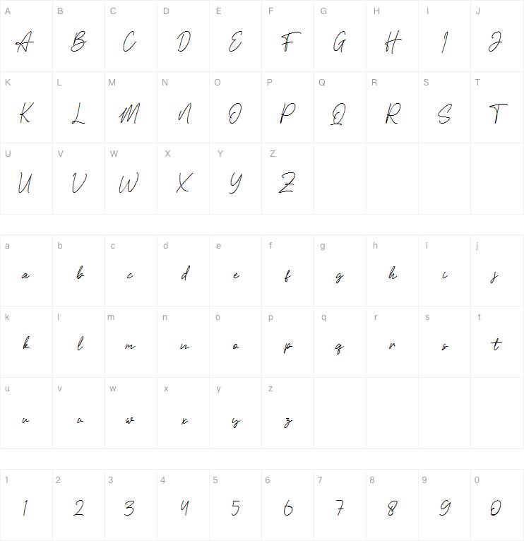 Helliya Signature字体