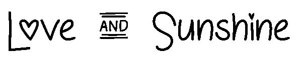 Love & Sunshine字体