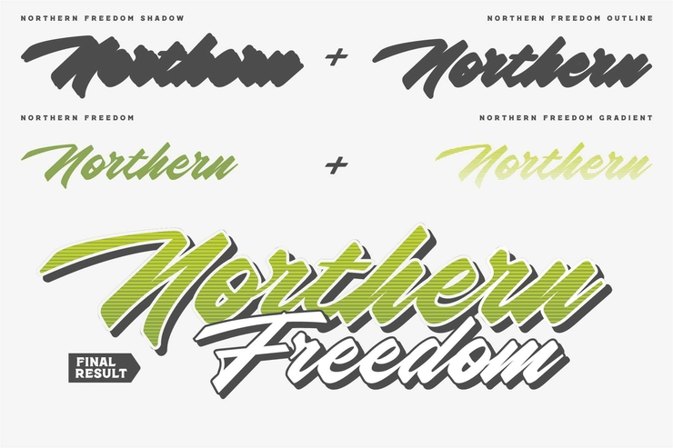 Northern Freedom字体 2