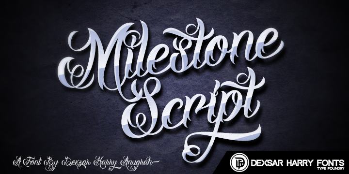 DHF Milestone Script字体 1