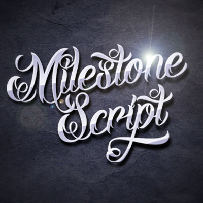 DHF Milestone Script字体 5