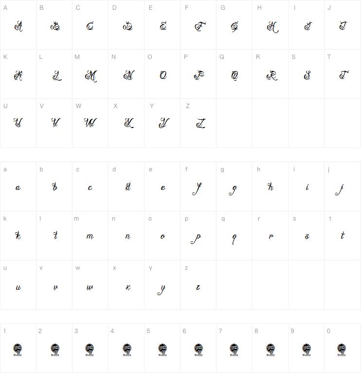 DHF Milestone Script字体