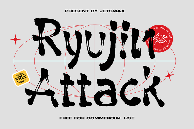 Ryujin Attack字体 9