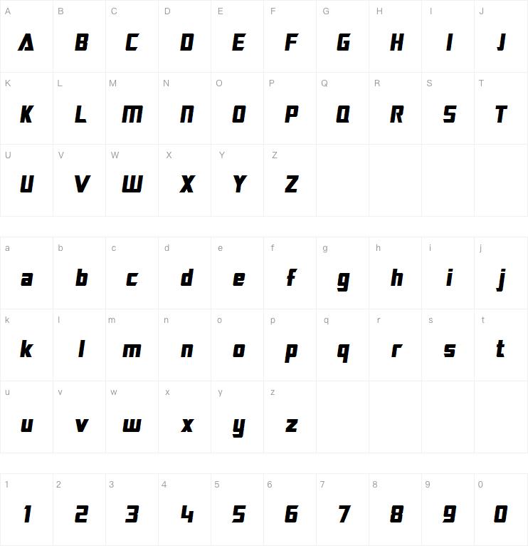 SF TransRobotics字体