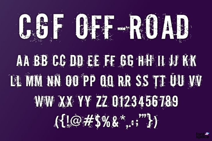 CGF Off-Road字体 2