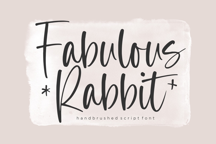 Fabulous Rabbit字体 1