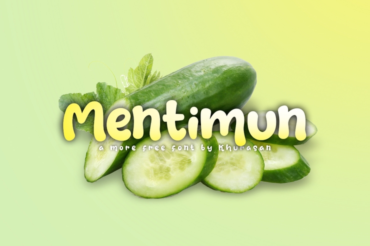 Mentimun字体 1