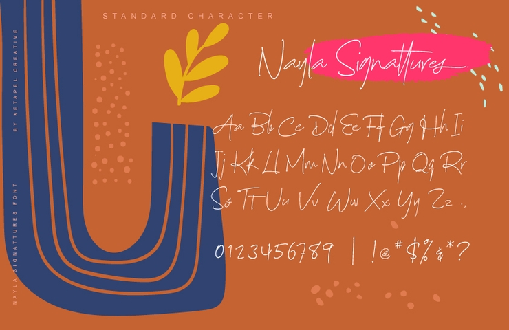 Nayla Signattures字体 5