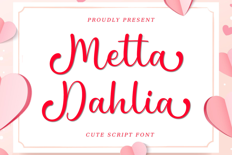 Metta Dahlia字体 3