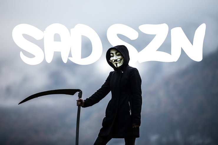 Sad Szn字体 2