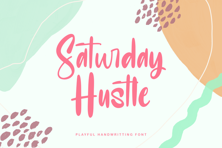 Saturday Hustle字体 2