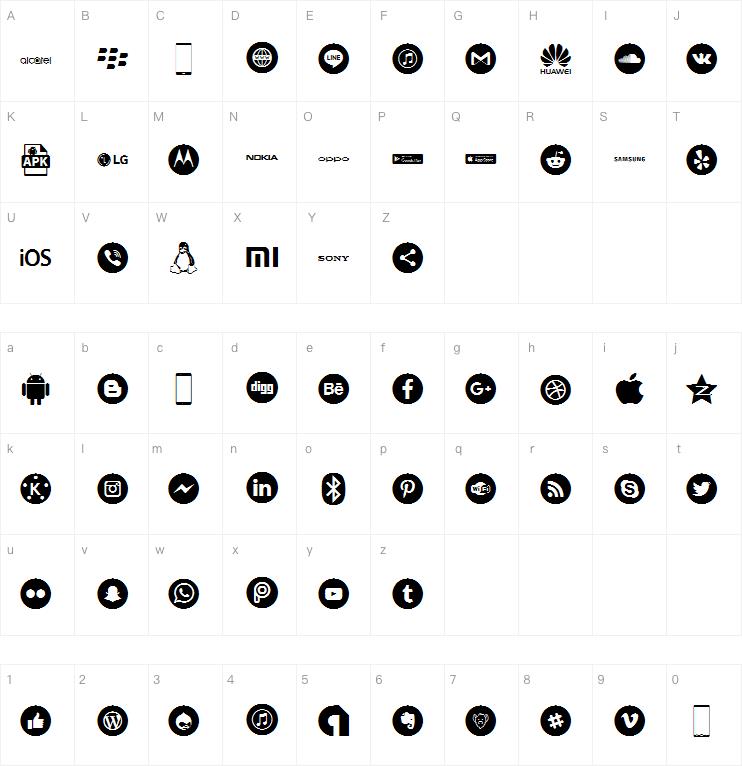 Smartphone Pro字体