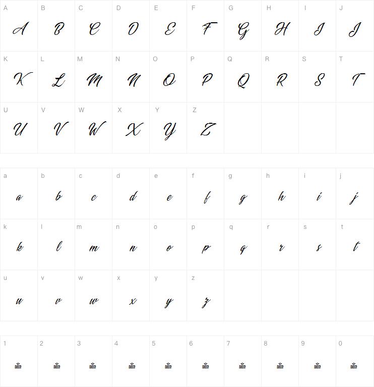 Miracle Place字体