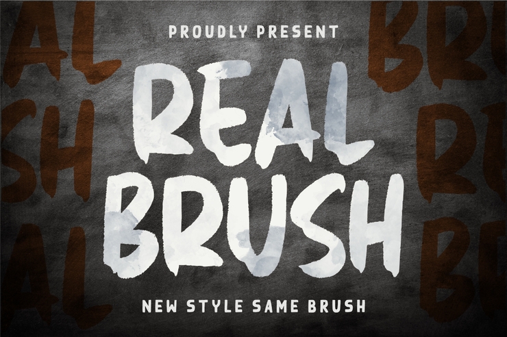 Real Brush字体 8