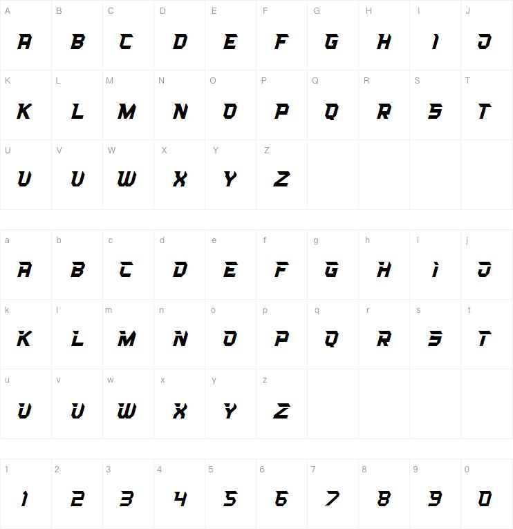 Middletown字体