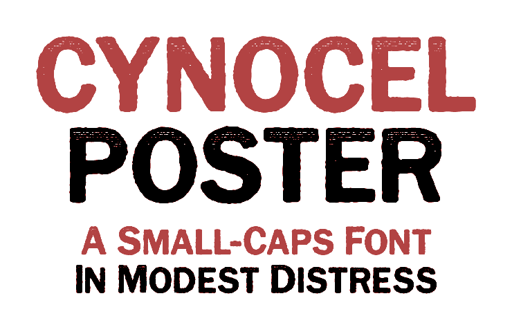 Cynocel Poster字体 1