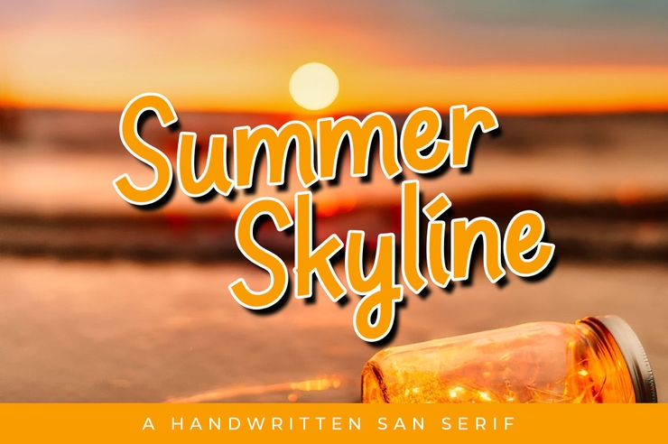 Summer Skyline字体 5