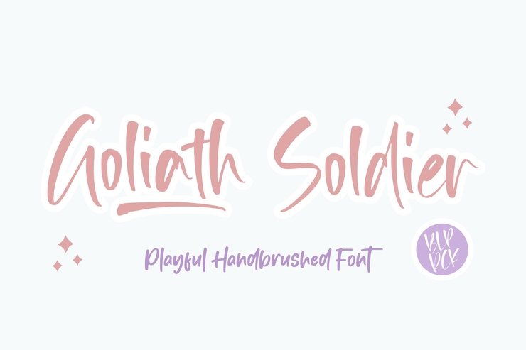 Goliath Soldier字体 1