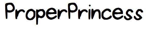 ProperPrincess字体