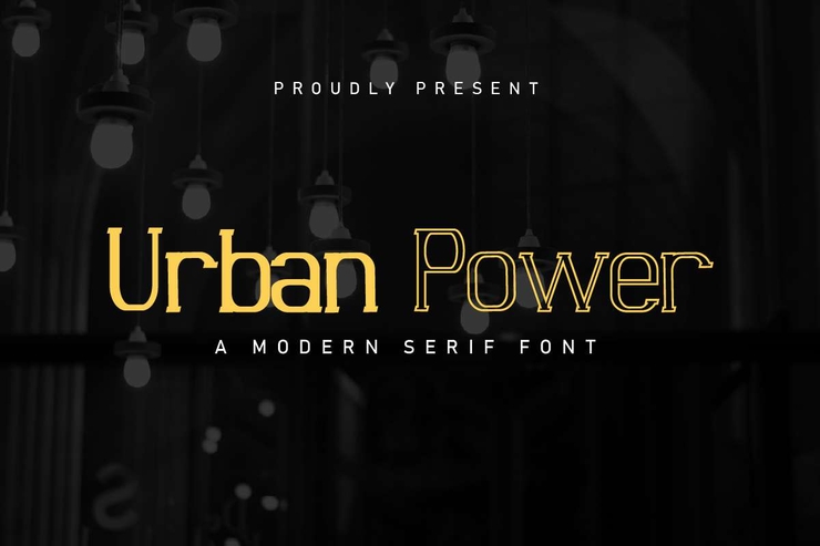 Urban Power字体 1