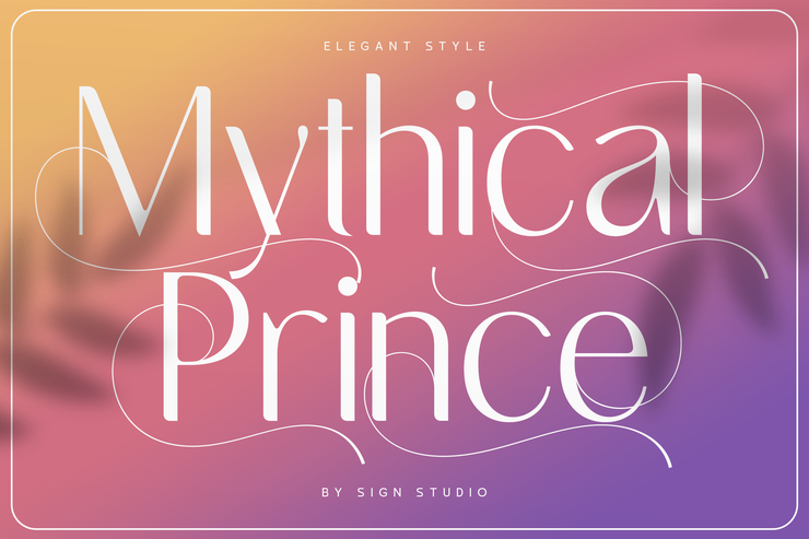 Mythical Prince字体 8