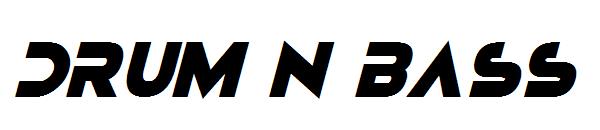 Drum N Bass字体