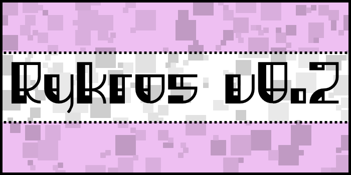 Rykros字体 1