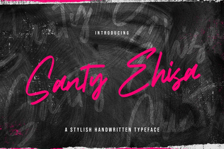 Santy Ehisa字体 1